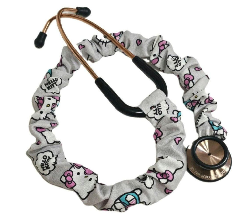 Handmade Cotton Hello Kitty Washable Stethoscope Sleeve Cover