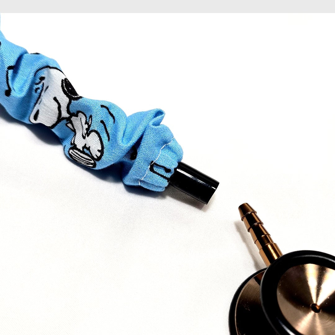 Handmade Blue Snoopy Peanuts Stethoscope Sleeve Cover - Nurse's Doctor's Gift