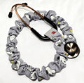 Handmade Gray Snoopy Peanuts Stethoscope Sleeve Cover- Cotton Accessory. Nurse's Doctor's RT'S gift