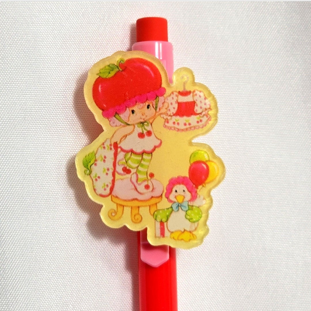 Strawberry Shortcake and Friends Decorated Pencils:  School Supplies