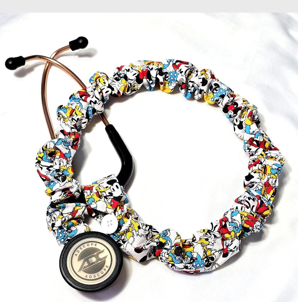 Handmade Disney Mickey Mouse Protective Stethoscope Cover, Cotton. Doctor's, RT's, Nurse's Gift