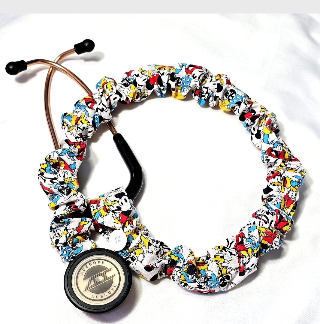 Handmade Disney Mickey Mouse Protective Stethoscope Cover, Cotton. Doctor's, RT's, Nurse's Gift