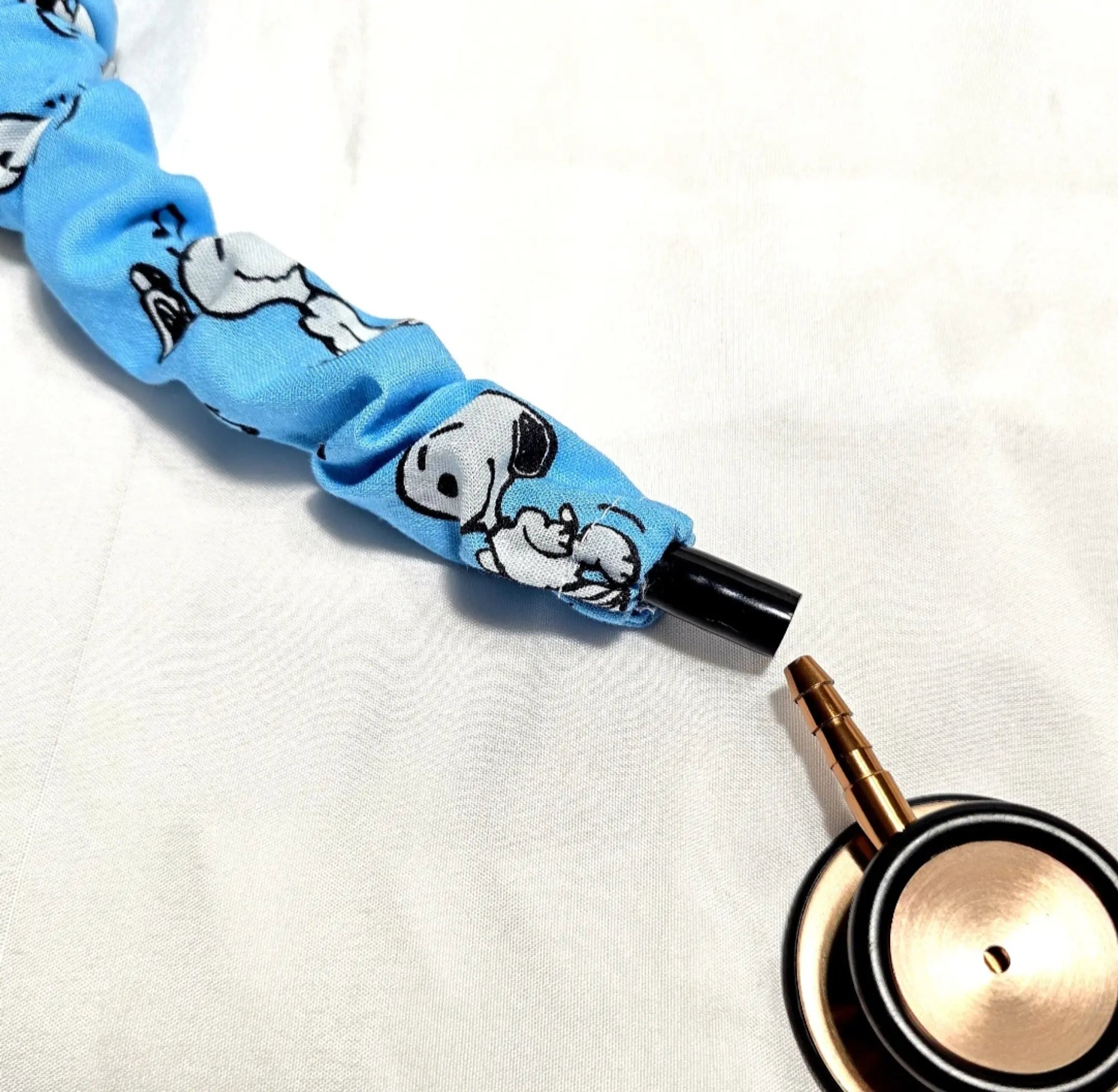 Handmade Blue Snoopy Peanuts Stethoscope Sleeve Cover - Nurse's Doctor's Gift