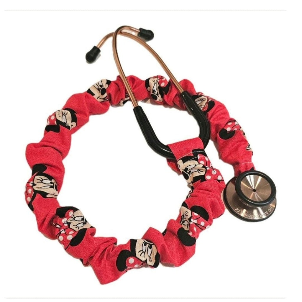 Handmade Disney Mickey Mouse Protective Stethoscope Cover, Cotton. Doctor's, RT's, Nurse's Gift