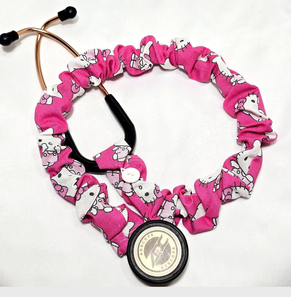 Handmade Cotton Hello Kitty Washable Stethoscope Sleeve Cover (Copy)