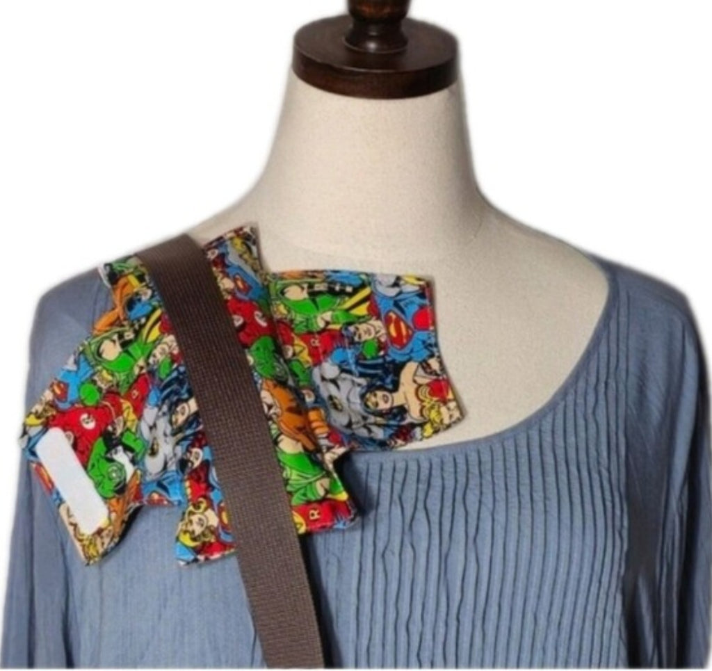Marvel Superheroes Comfy Cancer Patient Seat Belt Chemo Port or Pacemaker Pillow