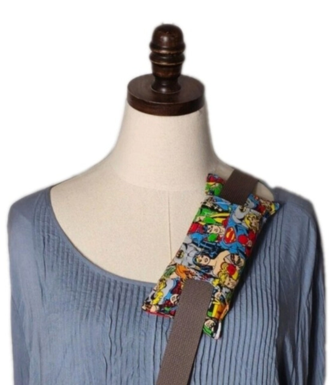 Marvel Superheroes Comfy Cancer Patient Seat Belt Chemo Port or Pacemaker Pillow