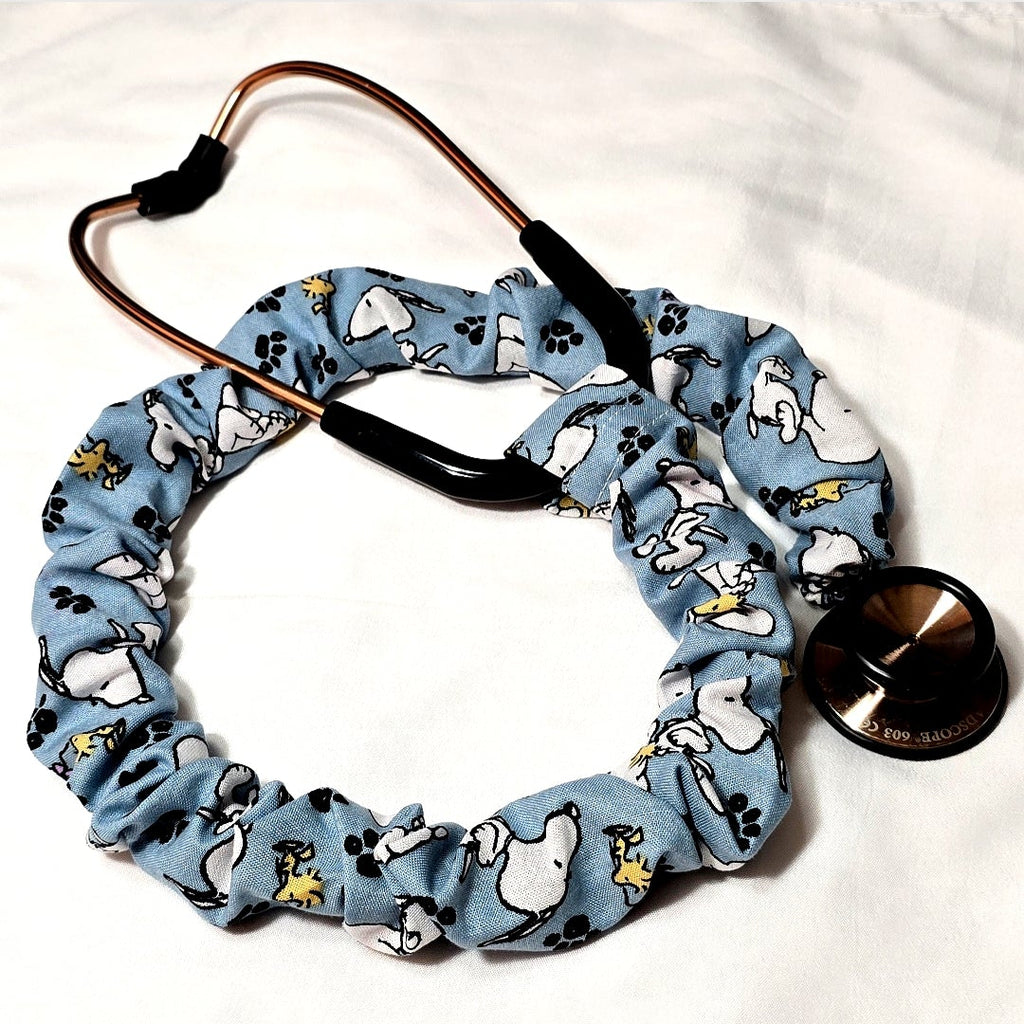 Handmade Snoopy Peanuts Stethoscope Sleeve - Cotton Accessory. Nurse's Doctor's RT'S gift