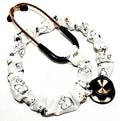 Handmade White Snoopy Peanuts Stethoscope Sleeve Cover - Cotton Accessory. Nurse's Doctor's RT'S gift