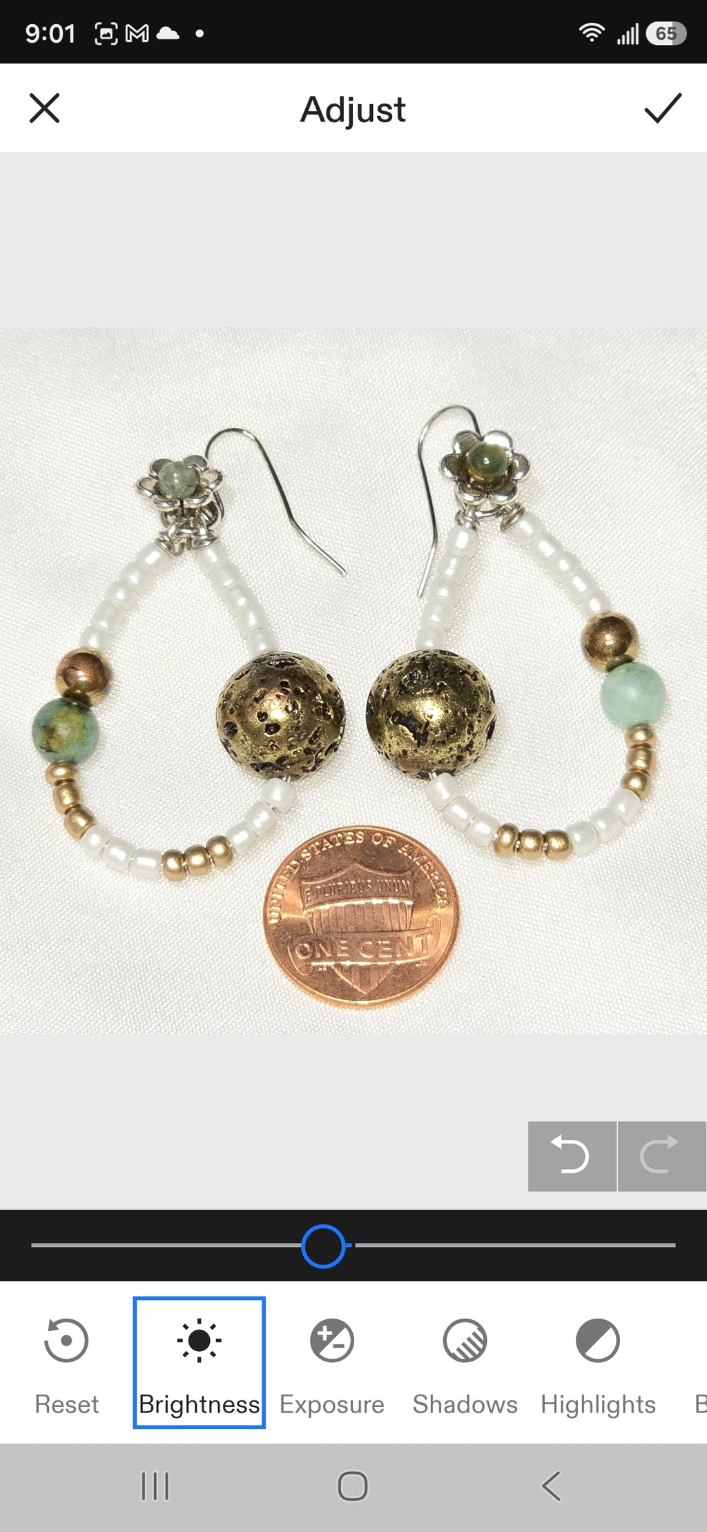 Bohemian Earthy Beaded Hoop Earrings with African Turquoise