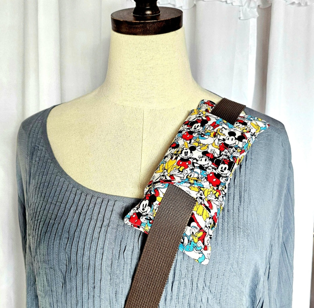 Disney Micky Mouse Cancer Patient's Chemo Port or Pacemaker Seat Belt Pillow
