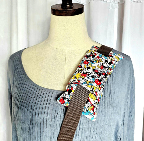 Disney Micky Mouse Cancer Patient's Chemo Port or Pacemaker Seat Belt Pillow