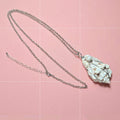 Handmade Wired Natural Conch Shell Super Long Necklace Boho Beach Summer Staple Necklace