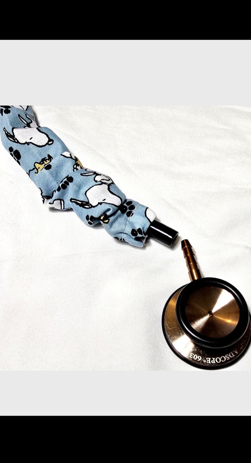 Handmade Snoopy Peanuts Stethoscope Sleeve - Cotton Accessory. Nurse's Doctor's RT'S gift