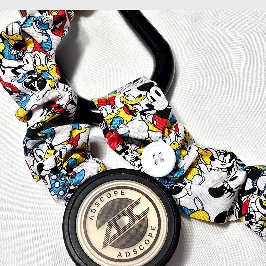 Handmade Disney Mickey Mouse Protective Stethoscope Cover, Cotton. Doctor's, RT's, Nurse's Gift