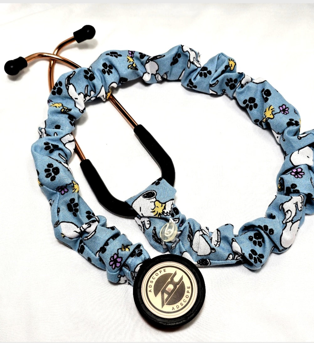 Handmade Snoopy Peanuts Stethoscope Sleeve - Cotton Accessory. Nurse's Doctor's RT'S gift