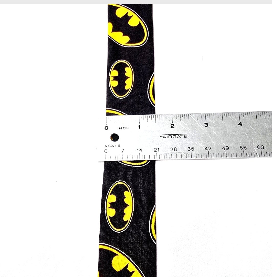 Handmade Black Batman Superhero Stethoscope Sleeve: Colorful Washable Cotton Cover