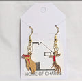 Mismatched Zombie Hands Halloween Dangling Earrings