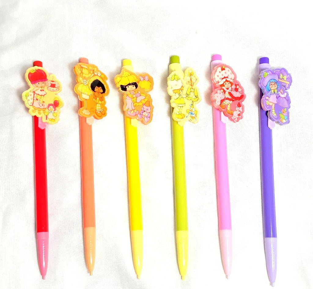 Strawberry Shortcake and Friends Decorated Pencils:  School Supplies