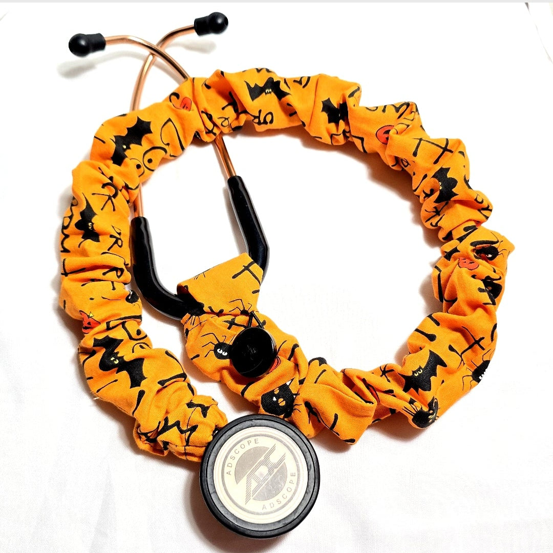 Handmade Orange Snoopy Pumpkin Fall Halloween Stethoscope Sleeve  Cotton Cover (Copy)