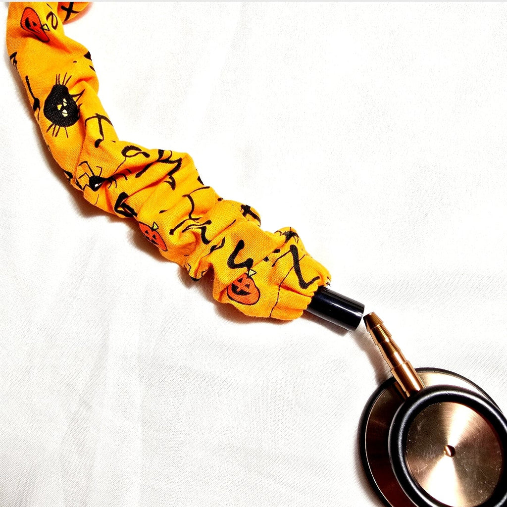 Handmade Orange Snoopy Pumpkin Fall Halloween Stethoscope Sleeve  Cotton Cover (Copy)