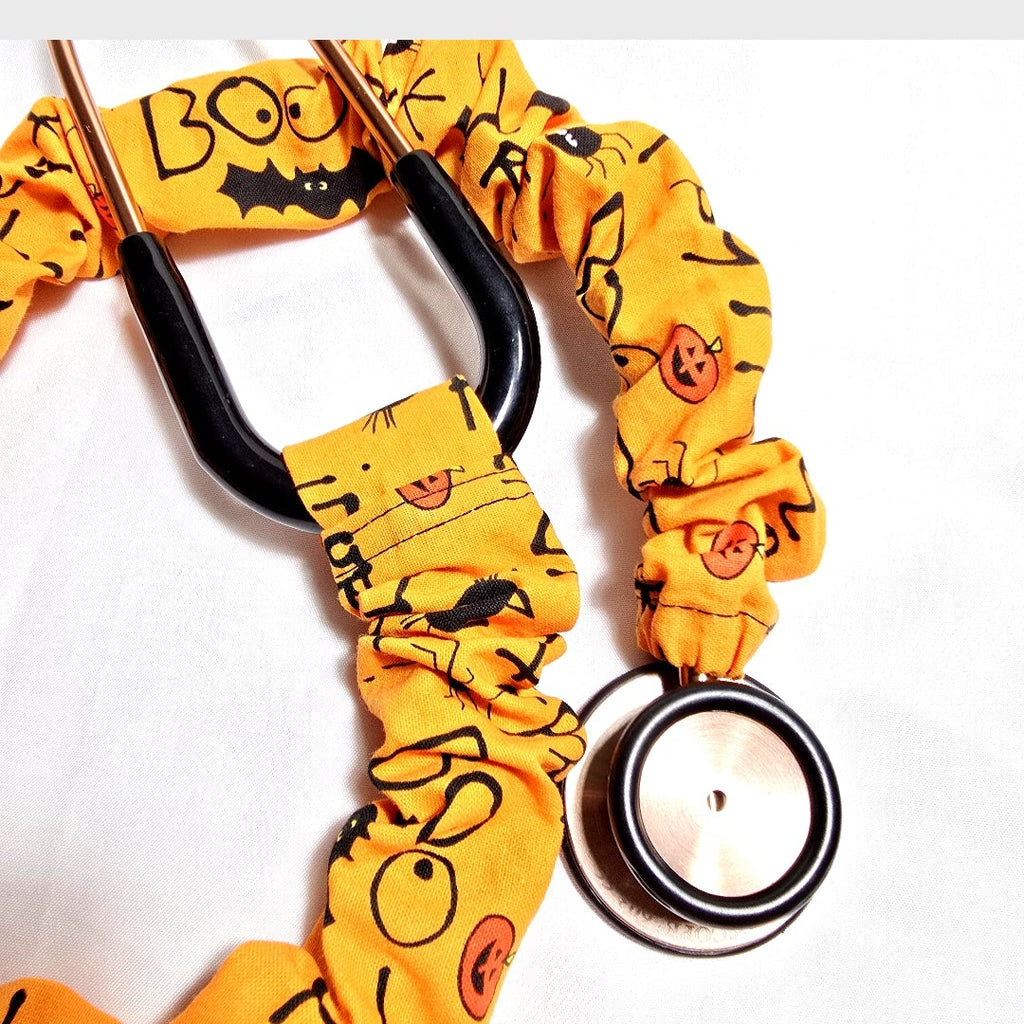 Handmade Orange Snoopy Pumpkin Fall Halloween Stethoscope Sleeve  Cotton Cover (Copy)