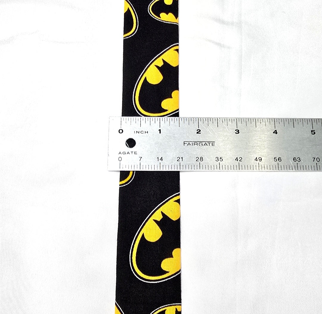 Handmade Black Batman Superhero Stethoscope Sleeve: Colorful Washable Cotton Cover