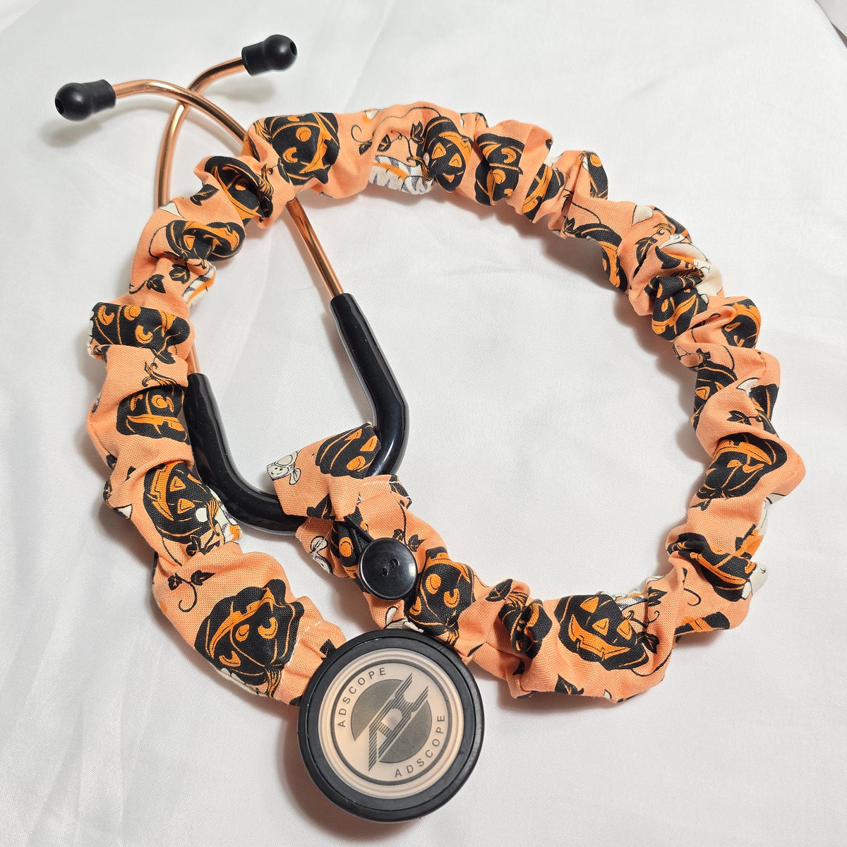 Tigger  Orange Fall Pumpkin Orange Stethoscope Sleeve  Cotton Cover for Nurses