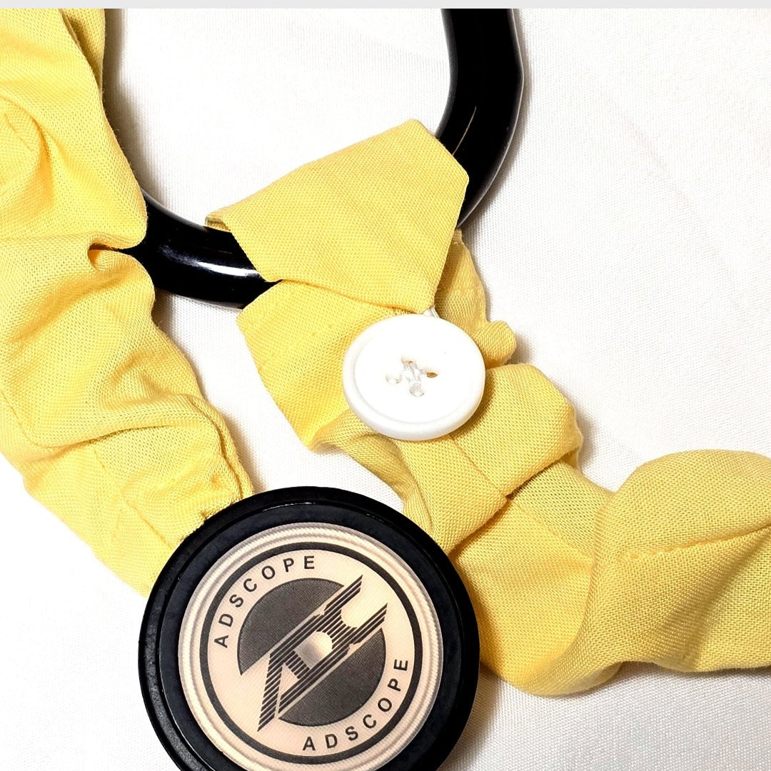 Yellow Stethoscope Cover, Handmade Cotton Stethoscope Sleeve, Nurse Gift, Doctor Gift, Nursing Student Gift, Healthcare Worker Gift