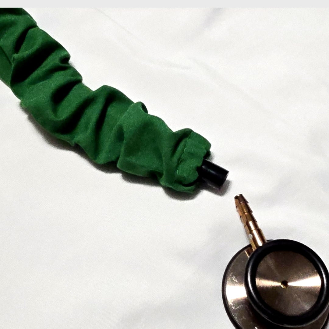 Handmade Plain Green Stethoscope Cover: Washable , Unisex. Doctor's,  RT's,  Nurse's Gift