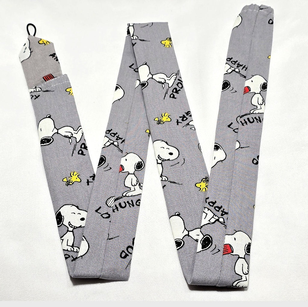 Handmade Gray Snoopy Peanuts Stethoscope Sleeve Cover- Cotton Accessory. Nurse's Doctor's RT'S gift