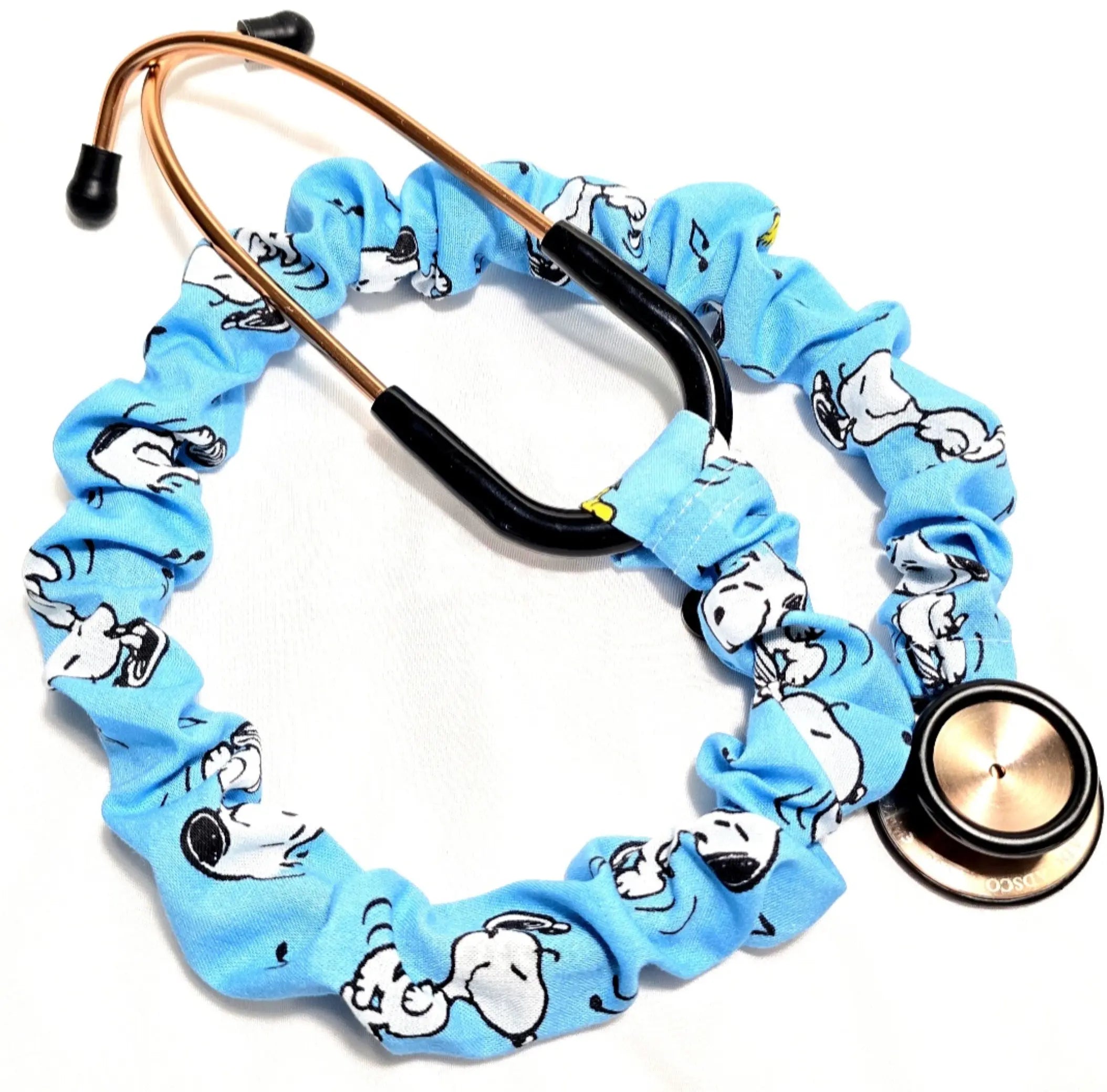 Handmade Blue Snoopy Peanuts Stethoscope Sleeve Cover - Nurse's Doctor's Gift