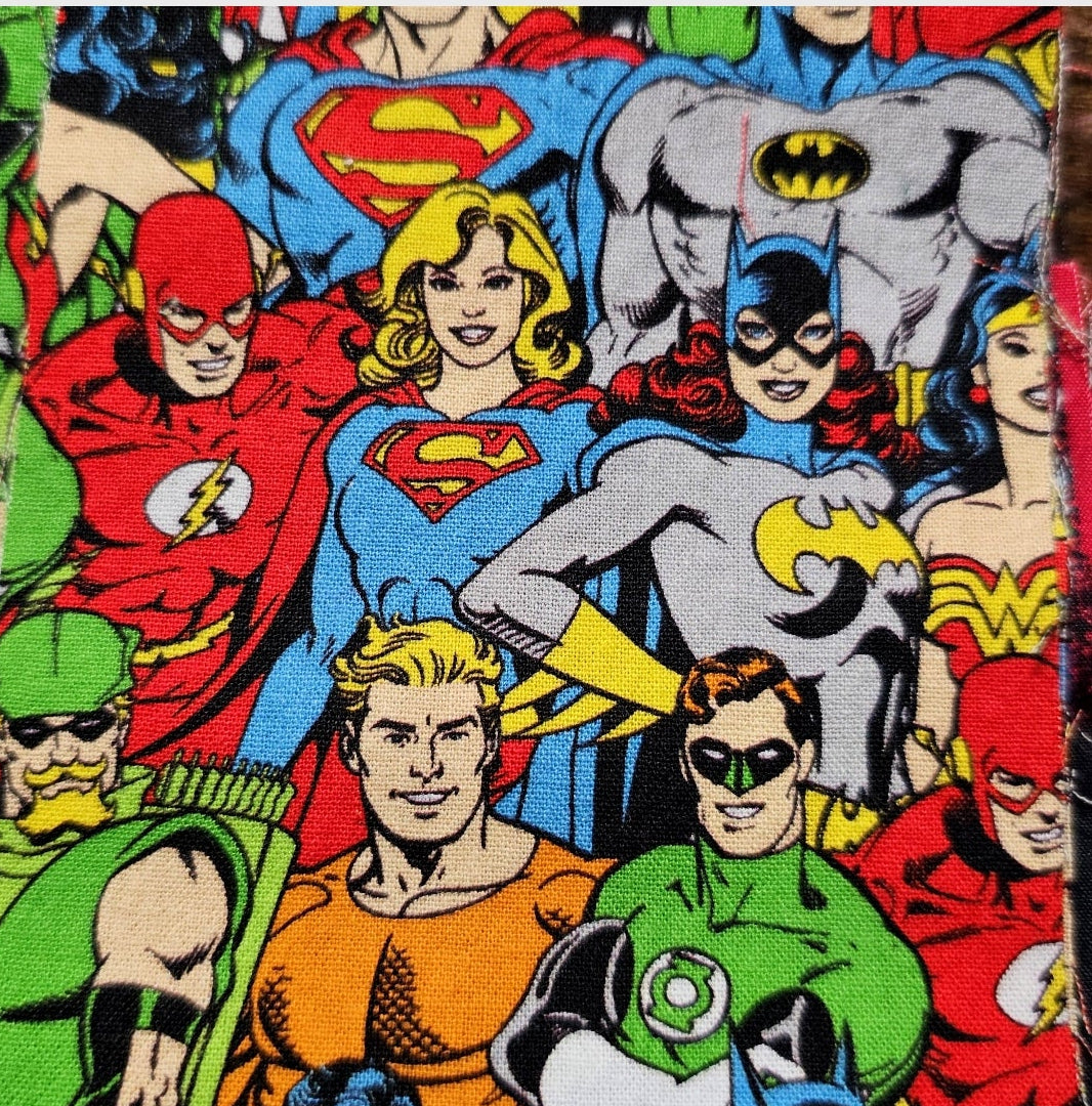 Handmade Marvel Comic Superhero Fan Stethoscope Sleeve Cover : Colorful Washable Cotton and Protective