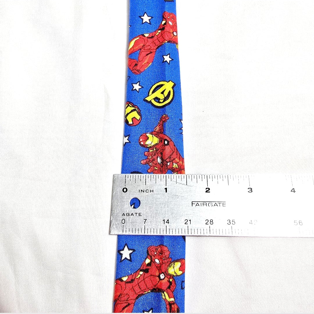 Handmade Blue Iron Man Superhero Stethoscope Cover: Fun Colorful Washable Cotton Unisex. Affirdable Gift Idea for Nurses, Doctors and RTs