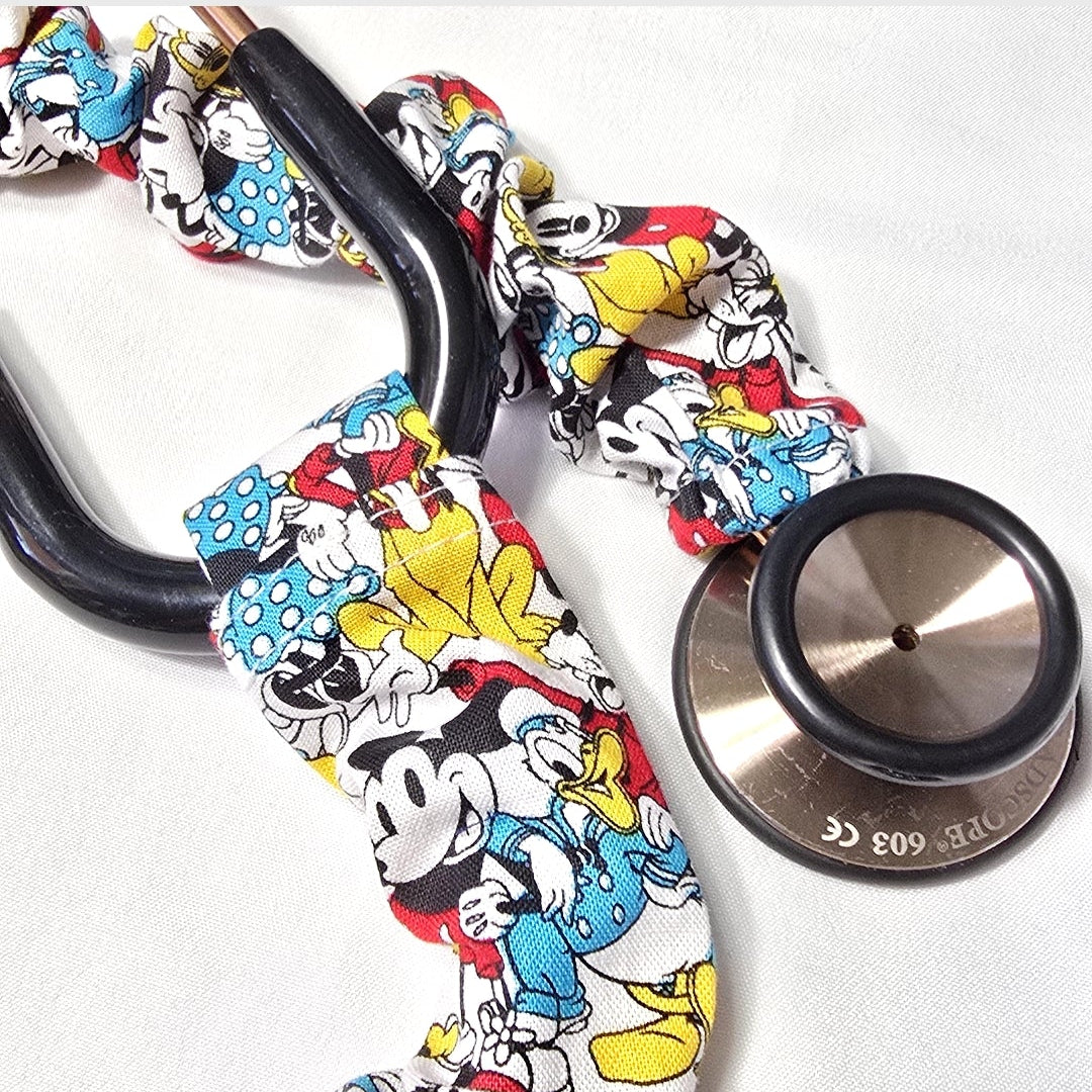 Handmade Disney Mickey Mouse Protective Stethoscope Cover, Cotton. Doctor's, RT's, Nurse's Gift
