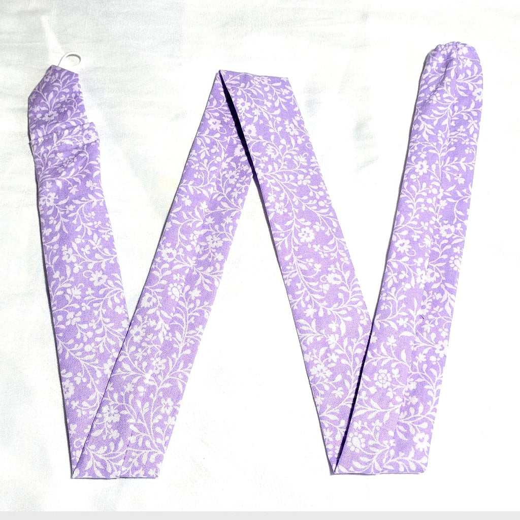 Handmade Purple Lavander Floral  Stethoscope Sleeve: Cotton Cover