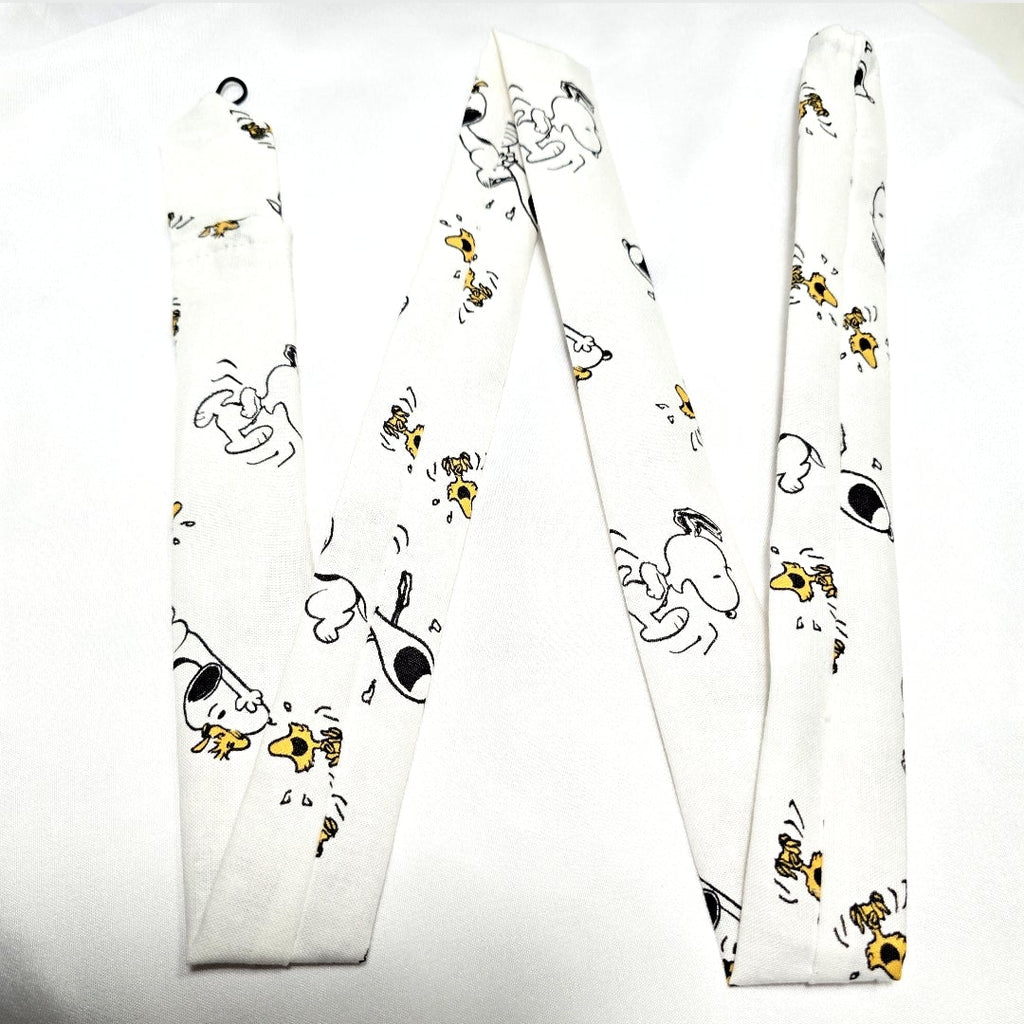 Handmade White Snoopy Peanuts Stethoscope Sleeve Cover - Cotton Accessory. Nurse's Doctor's RT'S gift