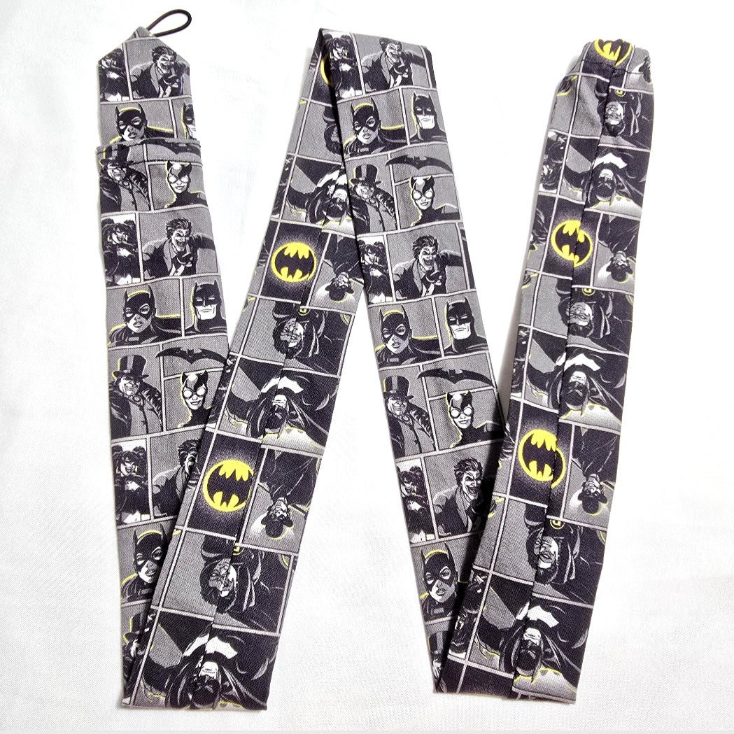 Handmade Gray Batman Superhero Stethoscope Cover: Washable, Cotton, Protective, Unisex, Best Nurse Gift Idea