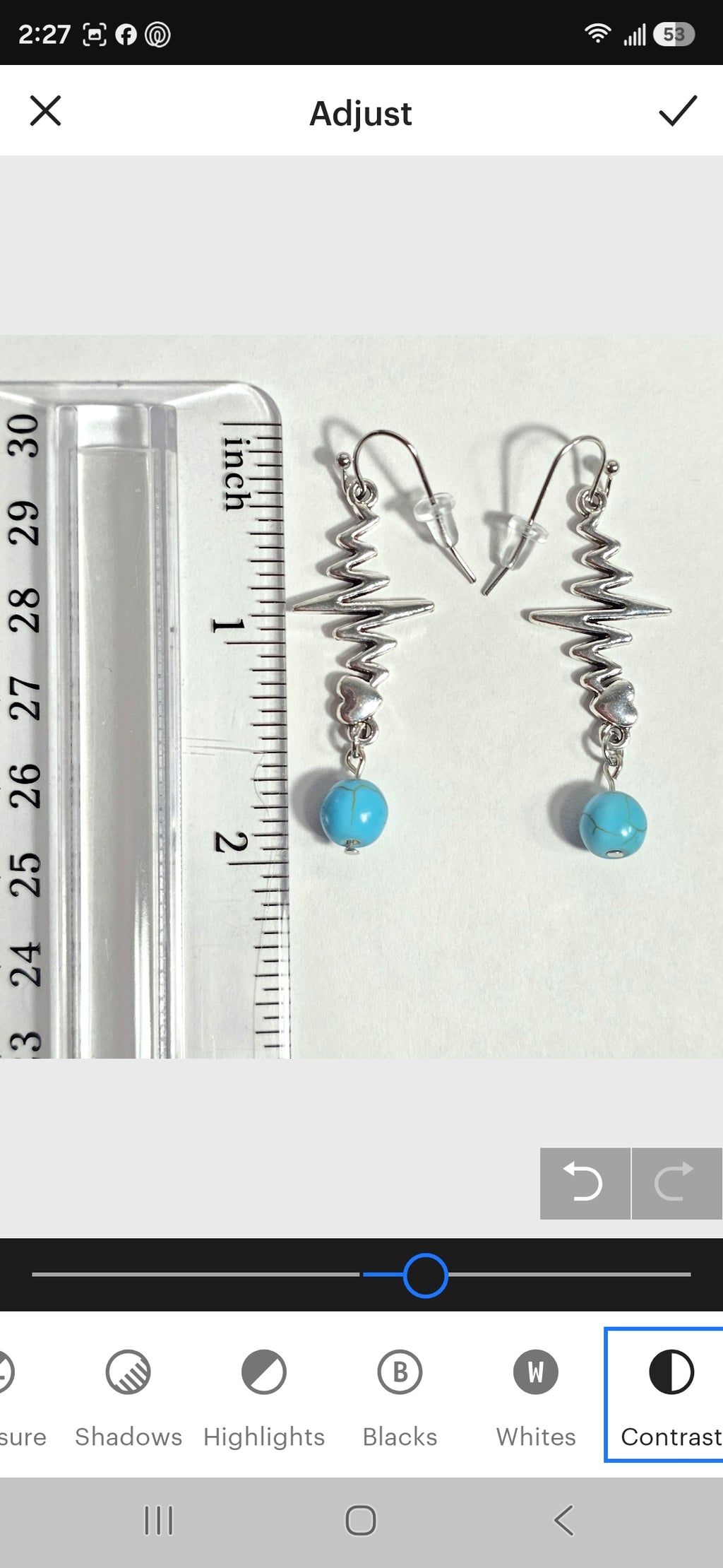 Nurse's Gift, Medical Professionals: Heartbeat EKG Pulse Dangling Earrings with Natural Stones.