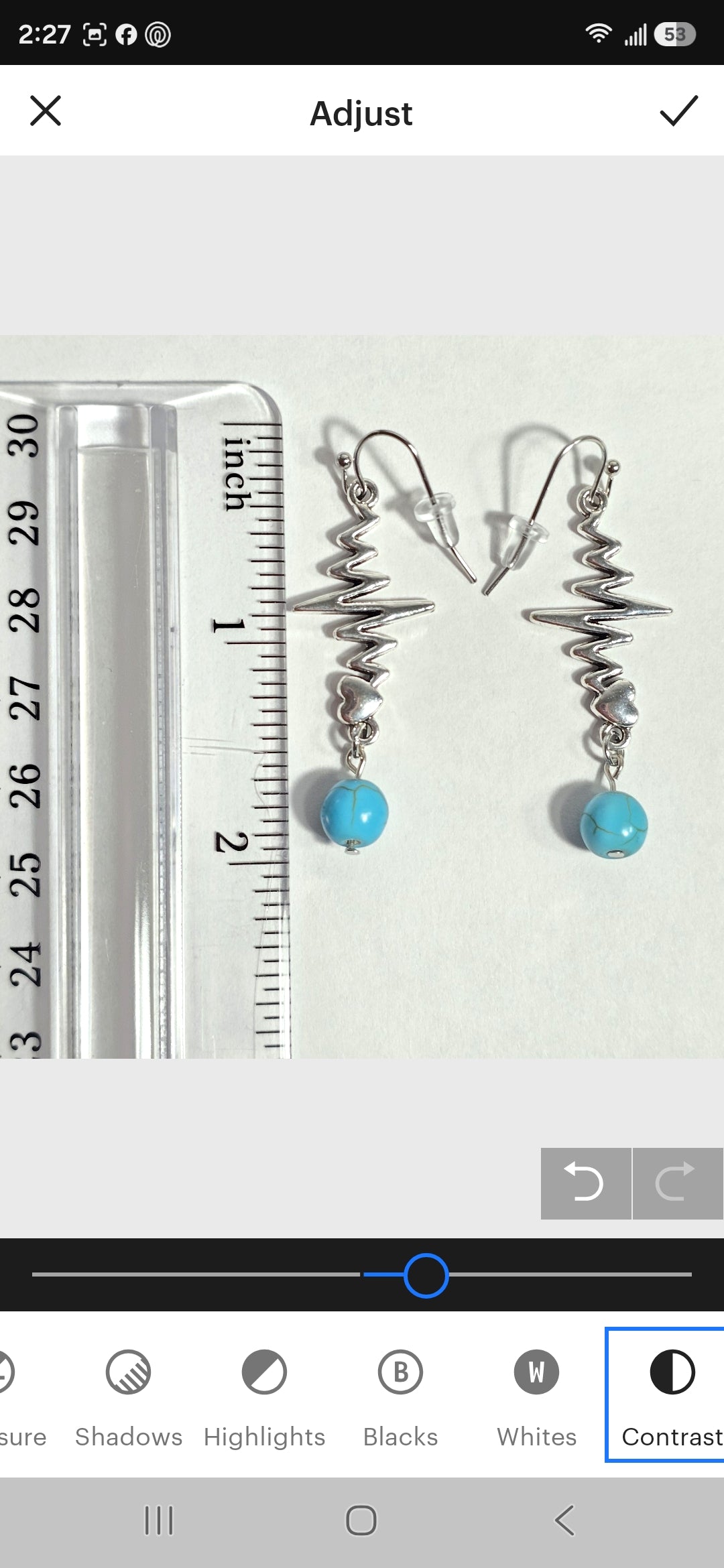 Nurse's Gift, Medical Professionals: Heartbeat EKG Pulse Dangling Earrings with Natural Stones.