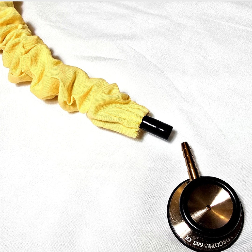 Yellow Stethoscope Cover, Handmade Cotton Stethoscope Sleeve, Nurse Gift, Doctor Gift, Nursing Student Gift, Healthcare Worker Gift