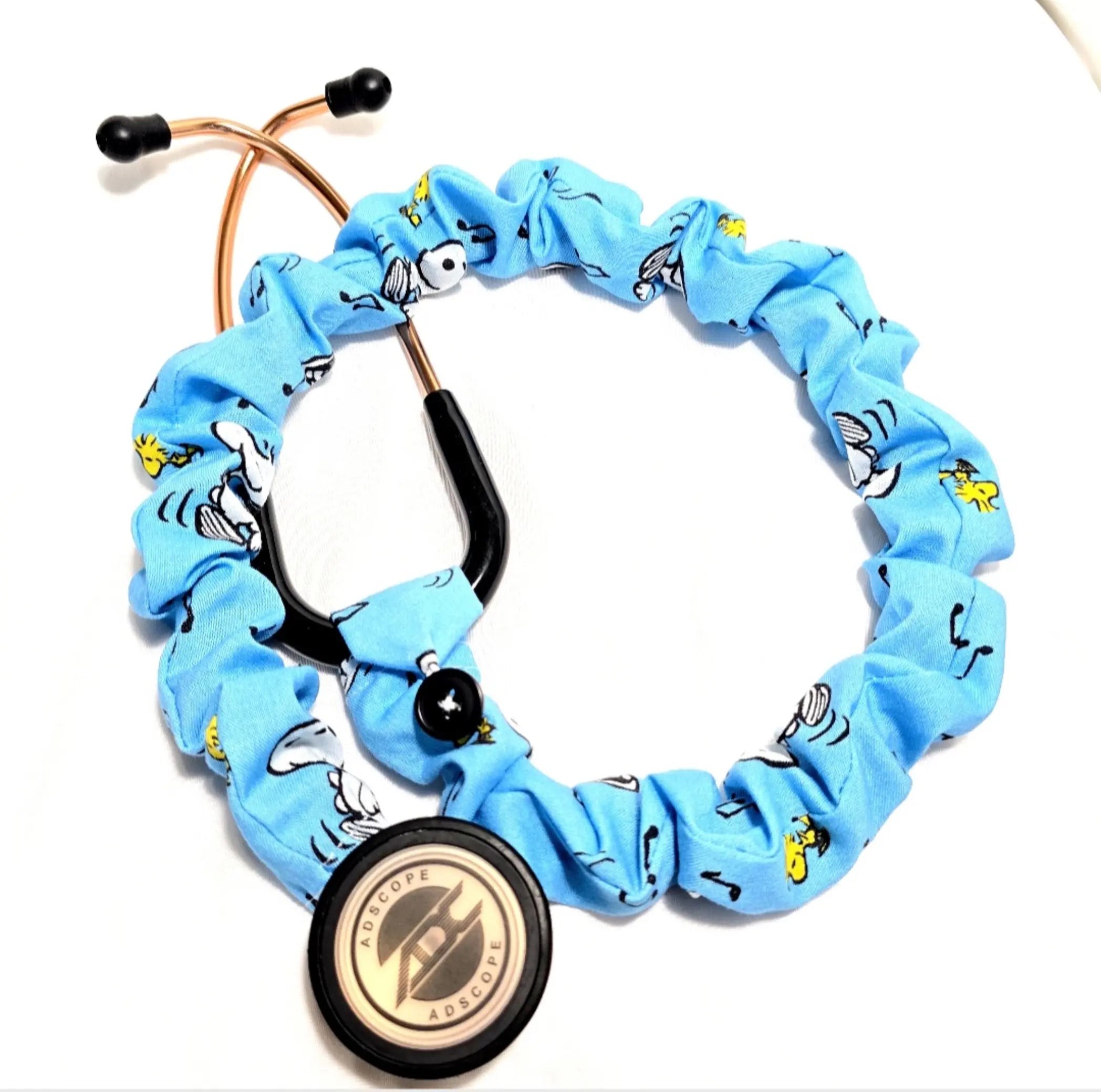 Handmade Blue Snoopy Peanuts Stethoscope Sleeve Cover - Nurse's Doctor's Gift