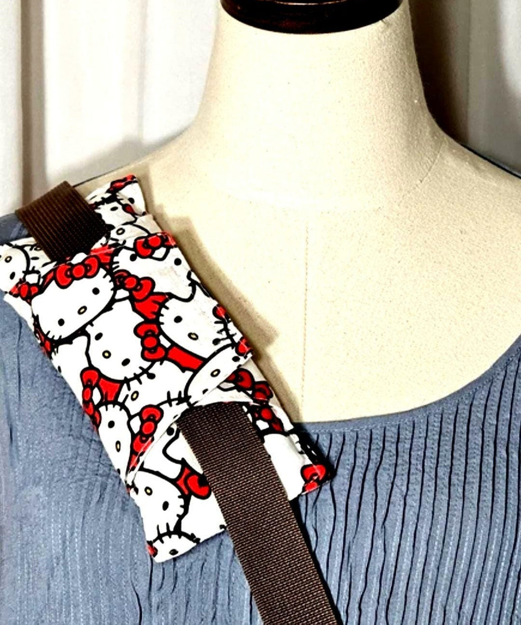 Handmade Hello Kitty Cancer Patinet's Comfy Seat Belt Chemo Port or Pacemaker Pillow