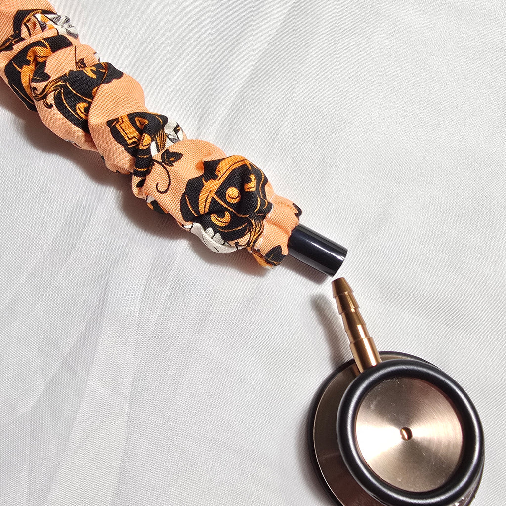 Tigger  Orange Fall Pumpkin Orange Stethoscope Sleeve  Cotton Cover for Nurses