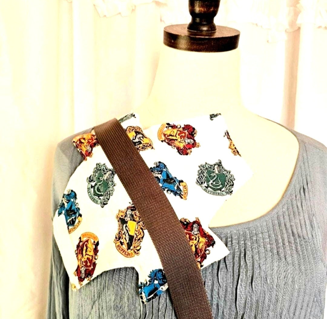 Handmade Harry Potter Hogwarts Cancer Patient's Seat Belt Chemo Port Pillow or Pacemaker Pillow