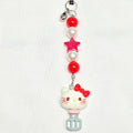 Whimsical Kawaii Hello Kitty Resin Pastel Cute Girly Giftable Keychain or Phone Bag Charm