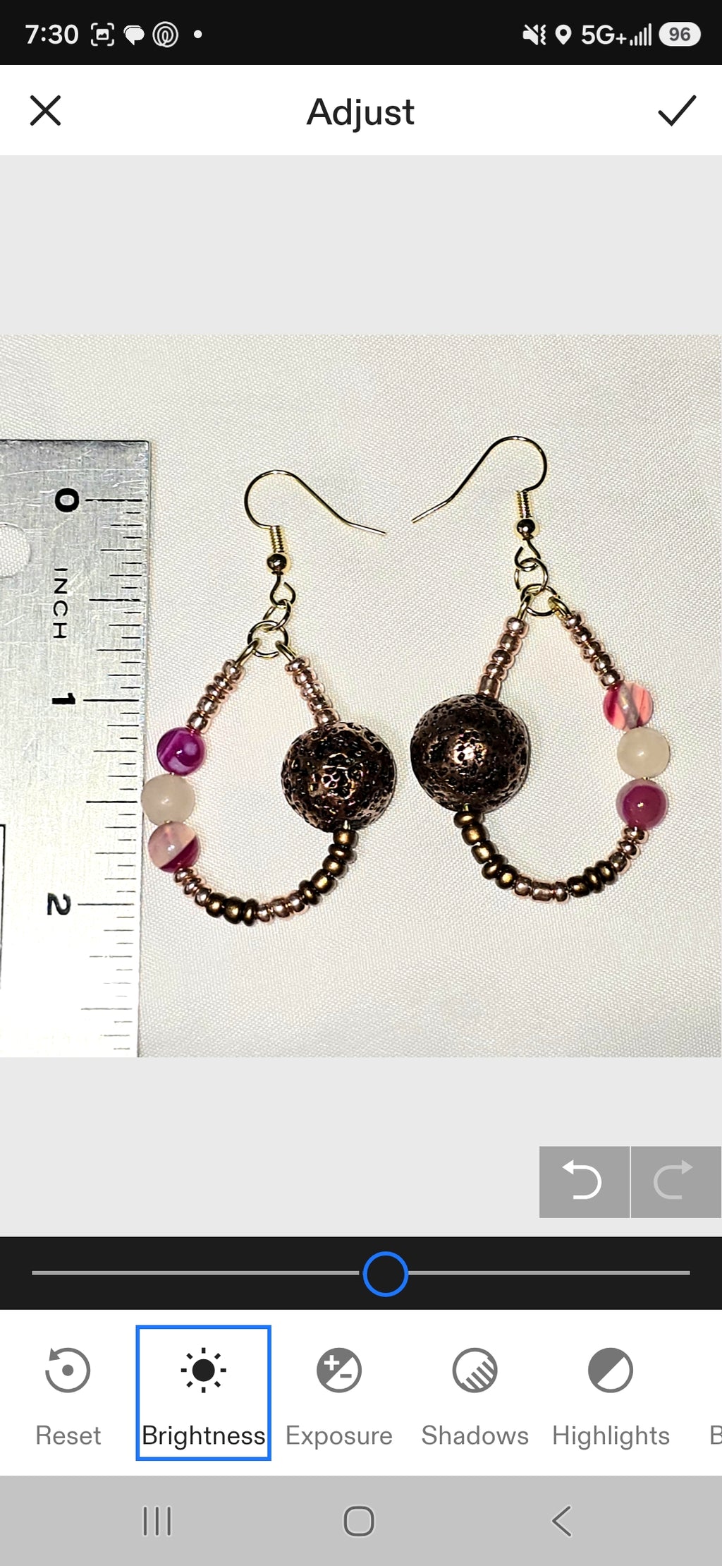Handmade Bohemian Earthy Glass Seed Beaded Loop Earrings with Pink Agate and Adventurine Stones