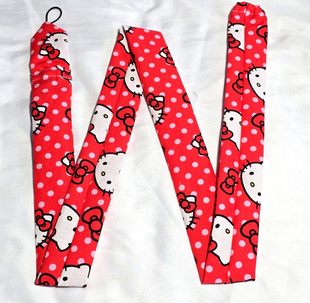 Handmade Red Cotton Hello Kitty Washable Stethoscope Sleeve Cover. Nurse's , Doctor's,  Rat's Gift Idea