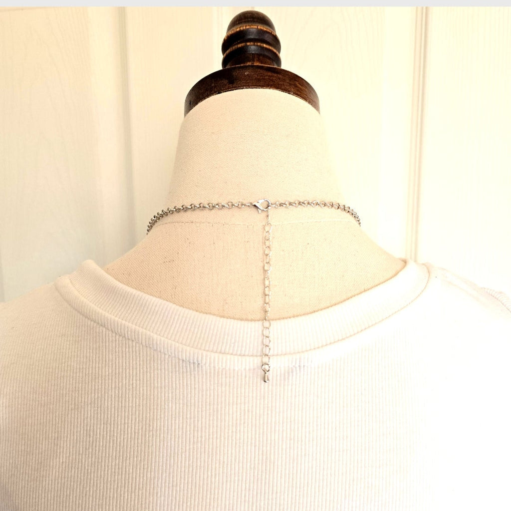 Handmade Wired Natural Conch Shell Super Long Necklace Boho Beach Summer Staple Necklace