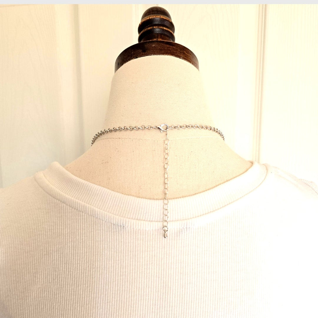 Handmade Wired Natural Conch Shell Super Long Necklace Boho Beach Summer Staple Necklace